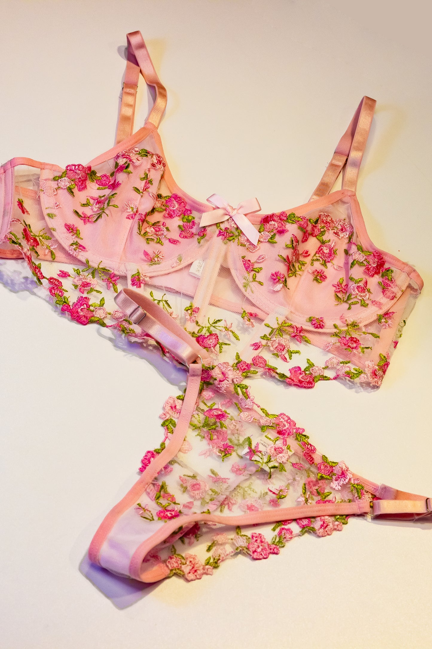 Set corset Rosas