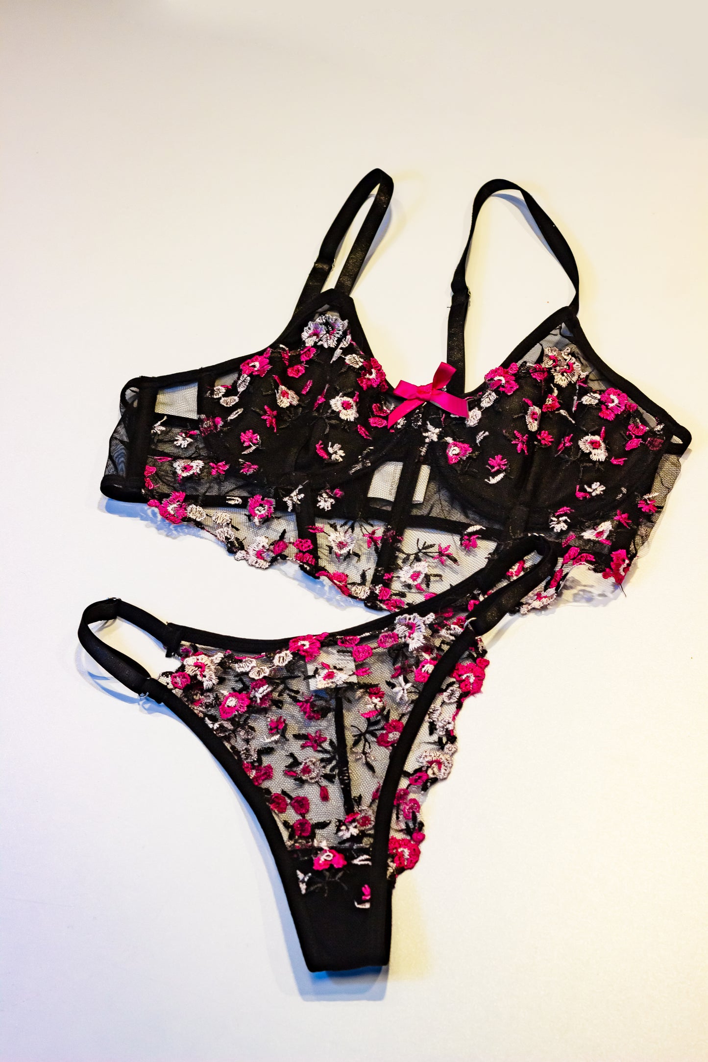 Set corset Rosas
